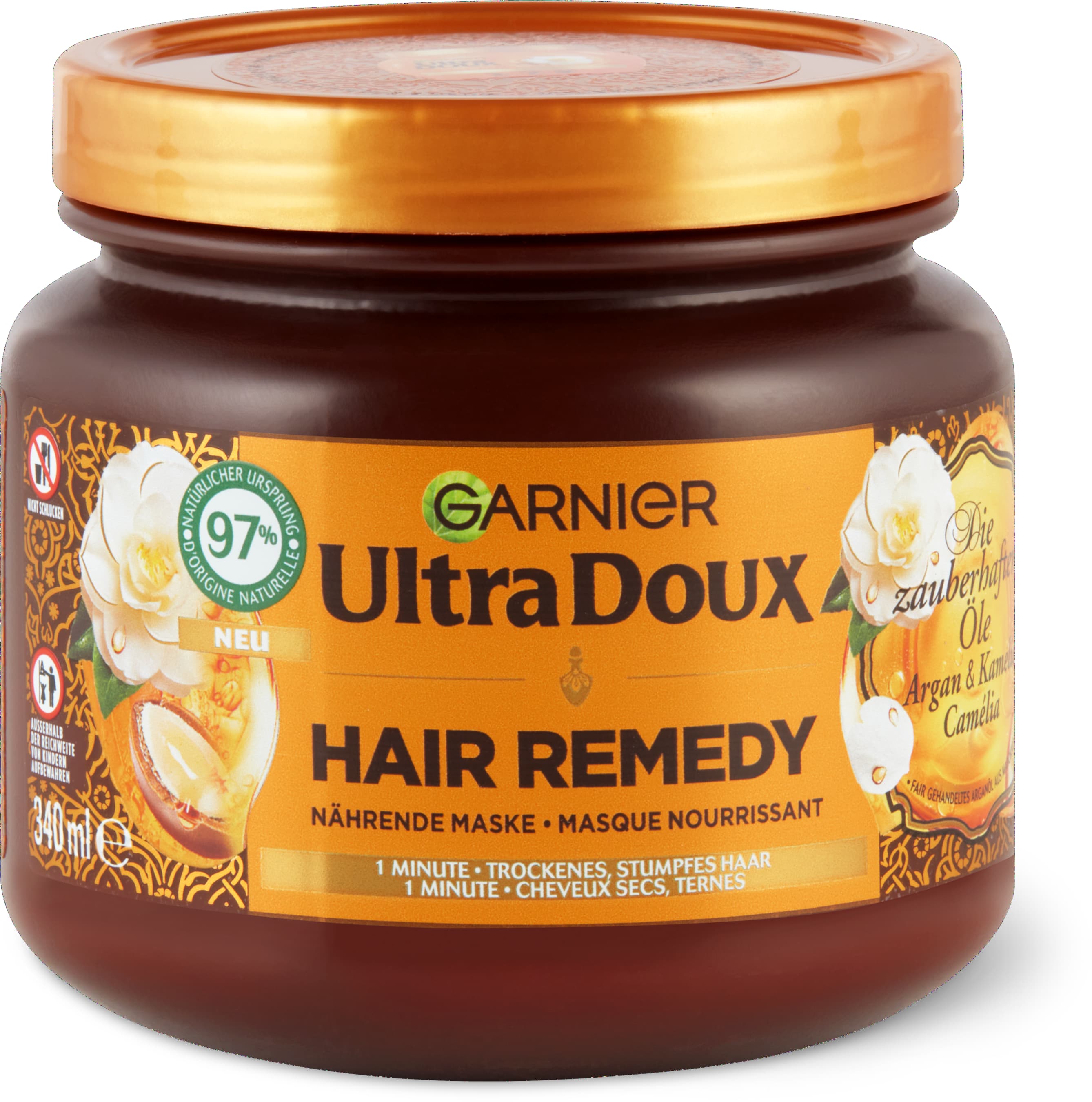 Argan & Kamelie Öl Maske trockenes, stumpfes Haar
